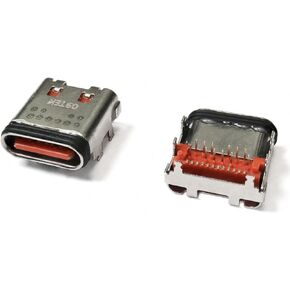 2X DC Jack Type C USB شحن منفذ استبدال وحدة المقبس متوافق مع JBL Flip 6 سمّاعات بلوتوث