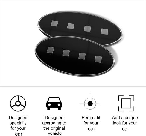 BestEvMod Compatible with Ioniq 5 Morse Code Emblem Front & Rear Set of 2 Carbon Fiber Design (Hollow Out Carbon Fiber) in Saudi Arabia