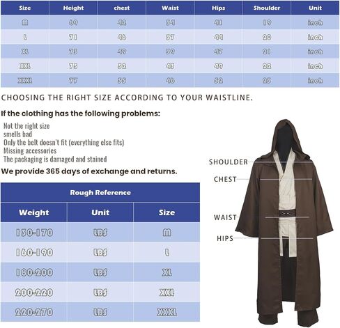 Jedi Costume Obi Wan Kenobi Costume Full Set Jedi Robe Adult Cosplay Halloween Star Costume Cosplay Cloak in Saudi Arabia