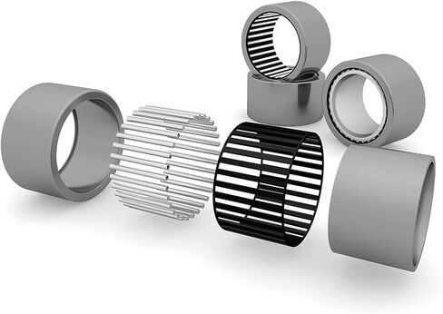 uxcell HK2526 Drawn Cup Needle Roller Bearings, Open End, 25mm Bore, 32mm OD, 26mm Width 42000N Static Load 22500N Dynamic Load 9000rpm Limiting Speed 2pcs in Saudi Arabia