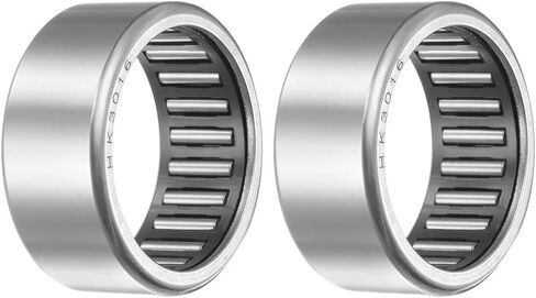 uxcell HK2526 Drawn Cup Needle Roller Bearings, Open End, 25mm Bore, 32mm OD, 26mm Width 42000N Static Load 22500N Dynamic Load 9000rpm Limiting Speed 2pcs in Saudi Arabia
