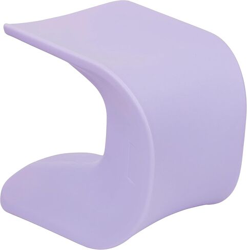 ECR4Kids Wave Seat, 18in - 19.6in Seat Height, Perch Stool, Light Purple in Saudi Arabia