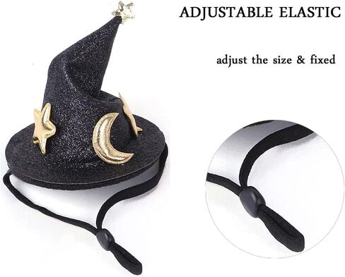 4 قطع زي خنزير غينيا نجمة وقمر قبعات صغيرة للحيوانات الصغيرة مثل الهامستر والجرذان والثعابين والسحالي وخنازير غينيا ملابس تنكرية لحفلات العطلات in Kuwait