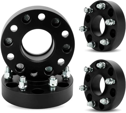 6x5.5 Hubcentric Wheel Spacers 2in 6x139.7 Wheel Adapter Forged 6 Lugs fit for Chevrolet Avalanche 2007-2013 Express 1500 2003-2014 GMC Yukon 2000-2021 78.1mm Bore M14x1.5 Studs 4pcs in Saudi Arabia