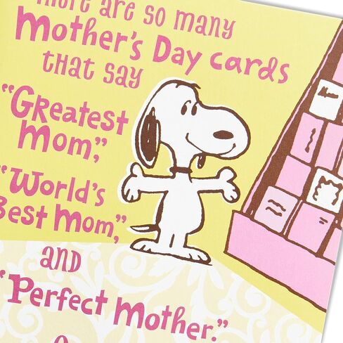 Hallmark Funny Mother's Day Card for Mom (Snoopy and Woodstock, Mini Cards Inside) in Saudi Arabia