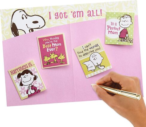 Hallmark Funny Mother's Day Card for Mom (Snoopy and Woodstock, Mini Cards Inside) in Saudi Arabia