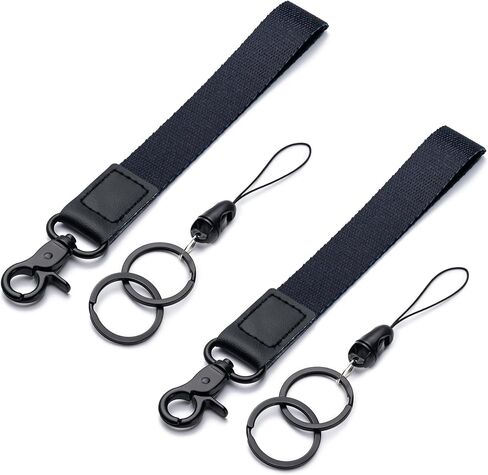 CADONO Hand Wrist Lanyard Key Chain Holder,Wristlet Keychain for Women and Men,Car Keys ID Badges,CuteWristlet Lanyard Wallet in Saudi Arabia