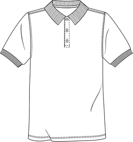 الزي المدرسي للفصل الدراسي للأطفال الكبار زي بولو متشابك بأكمام قصيرة in Kuwait