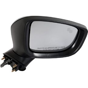 مرآة غير قابلة للتدفئة من جانب الركاب من Garage-Pro لسيارة Mazda 6 2017-2021، استبدال مرآة جانب الركاب، مرآة جانبية يمين مع ضوء إشارة ومراقبة النقطة العمياء، قابلة للطلاء in Kuwait