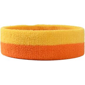 Cotton Sports Headband, Moisture - Wicking & 4 - Way Stretch Sweatband for Running, Fitness, Yoga - Elastic Wide Hairband for All Head Sizes in Kuwait