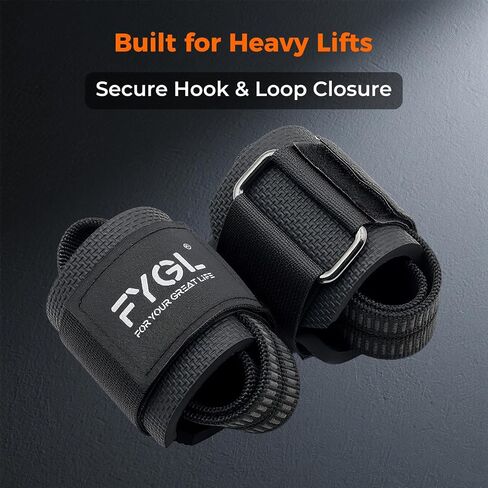 Lifting-Straps - Neoprene Padded Wrist-Wraps with Nylon Dura Grip Gym-Straps for Weightlifting, Powerlifting, Deadlift & Strength Training in Saudi Arabia