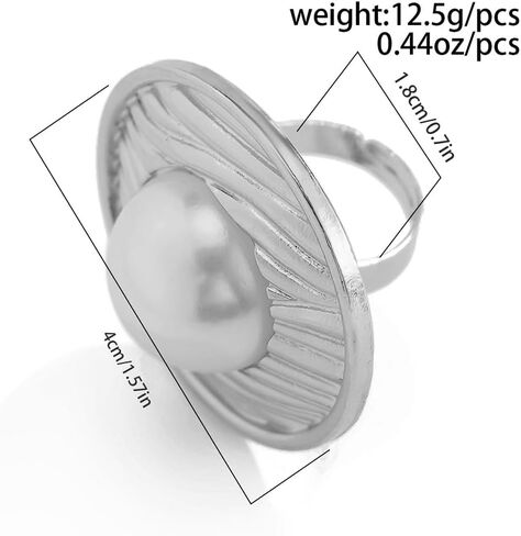 Rings for Women, Silver Plated Stainless Steel Promise Ring for Women, Adjustable Thumb Stacking Bands Cubic Zirconia Eternity Band Gift for Her in Saudi Arabia