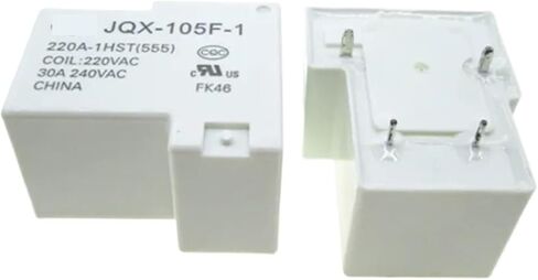 220VAC Relay JQX-105F-1-220A-1HST 220VAC HF105F JQX-105F-1 220A-1HST 220VAC AC220V 220V 30A 240VAC 4PIN(5PCS) in Saudi Arabia