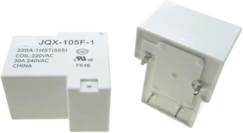 220VAC Relay JQX-105F-1-220A-1HST 220VAC HF105F JQX-105F-1 220A-1HST 220VAC AC220V 220V 30A 240VAC 4PIN(5PCS) in Saudi Arabia