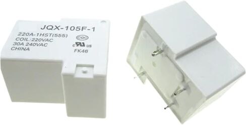 220VAC Relay JQX-105F-1-220A-1HST 220VAC HF105F JQX-105F-1 220A-1HST 220VAC AC220V 220V 30A 240VAC 4PIN(5PCS) in Saudi Arabia