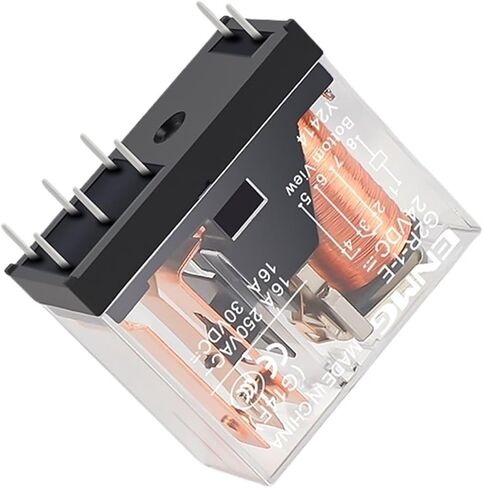 ENMG G2R-2-12VDC 24VDC مرحل مصغر G2R-1-24VDC G2R-1-E 5V مثبطات اللهب والغبار ABS مادة عالية الشفافية (G2R-1-E 24VDC(E)) in Saudi Arabia