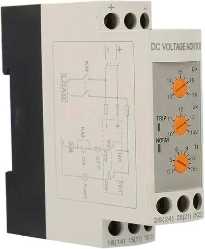 Overvoltage and Undervoltage Protector DC12V 24V 36V 48V for DVRD Surge/undervoltage Protection Relay Voltage Protection(DC36V) in Saudi Arabia