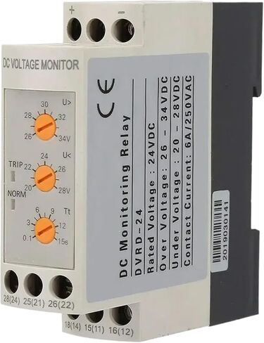 Overvoltage and Undervoltage Protector DC12V 24V 36V 48V for DVRD Surge/undervoltage Protection Relay Voltage Protection(DC36V) in Saudi Arabia