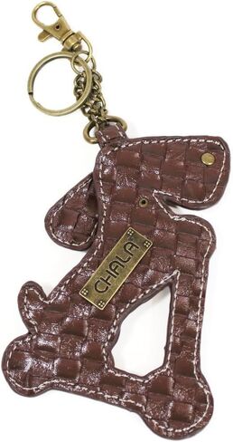 Chala Weiner Dog on Scooter Key Fob Dachshund Keychain in Saudi Arabia