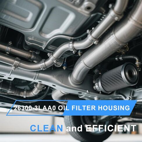 2025 Upgrade Aluminum 26300-3LAA0 Oil Filter Housing Compatible with Hyundai Palisade 2020-25,Genesis 2016,Genesis G80 2017-20,for Kia Sorento 2019-20,Cadenza 2017-20,Sedona 2019-21,Telluride 2020-24 in Saudi Arabia