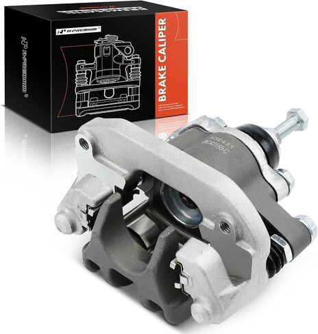 A-Premium Disc Brake Caliper Assembly with Bracket Compatible with Honda Sportrax 450 2004-2005, TRX450R 2006-2009, TRX450ER 2006-2009/2012-2014 - Rear Driver or Passenger Side in Saudi Arabia