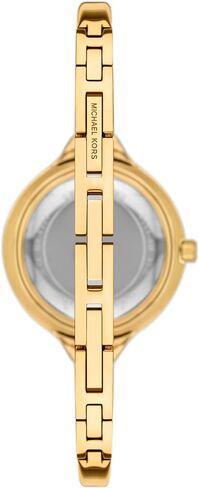 Michael Kors Women's Izzy Three-Hand Gold-Tone Stainless Steel Bracelet Watch (Model: MK4929) in Saudi Arabia