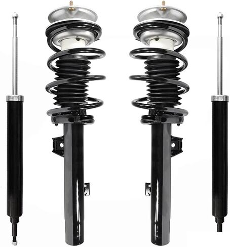 COMPLETESTRUTS - Front Complete Strut Assemblies with Coil Springs and Rear Shock Absorbers Replacement for 2006 BMW 325i - Set of 4 in Saudi Arabia
