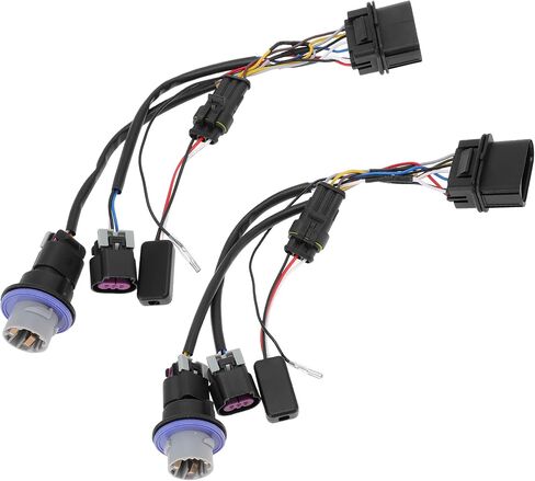 2pcs Projector Headlight Converter Adapter Wire for Ram 1500 2500 3500 2013-2018 No.810003 Head Lamp Harness Connector in Saudi Arabia