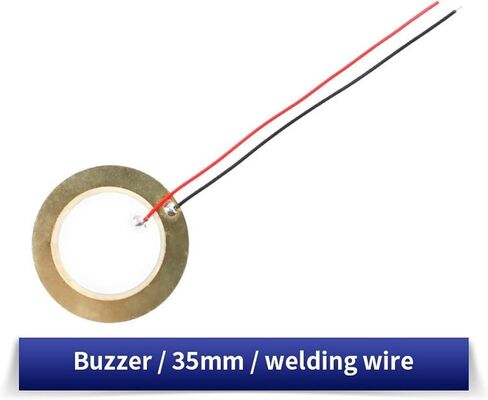 10PCS Piezoelectric Piezo Ceramic Wafer Plate piezo Element Diameter 12MM 15MM 18MM 20MM 27MM 35MM 50MM(Wire-50mm-5PCS) in Saudi Arabia