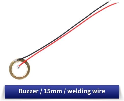 10PCS Piezoelectric Piezo Ceramic Wafer Plate piezo Element Diameter 12MM 15MM 18MM 20MM 27MM 35MM 50MM(Wire-50mm-5PCS) in Saudi Arabia