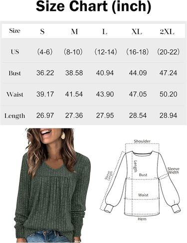 Long Sleeve Shirts for Women V Neck Lightweight Sweaters Casual Tunic Tops Outfits Fall Fashion Clothes 2025 in Saudi Arabia