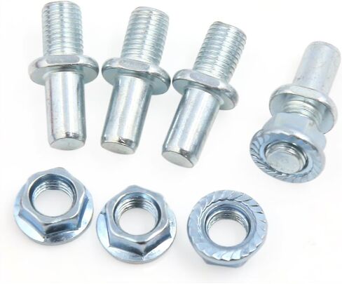 uxcell 4Pcs Silver Tone Metal Motorcycle Rear Driven Sprocket Screw Bolts for CG in Saudi Arabia
