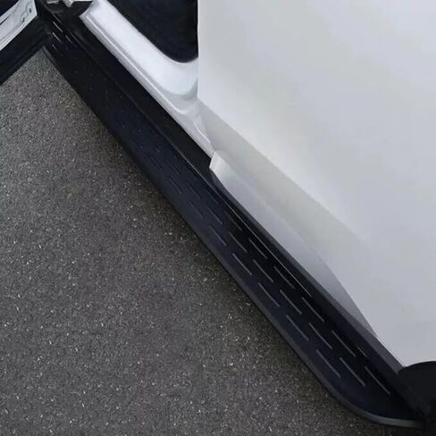 2 قطعة لوحات الجري خطوات جانبية دواسة Nerf القضبان يناسب لتويوتا جراند هايلاندر 2024 2025 أسود Nerf Bar in Saudi Arabia