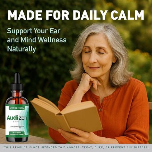 (3 Pack) Audizen Ear Drops - Original Audizen Drops Advanced Ear Health Support Supplement Liquid Premium All Natural for Healthy Ringing Ear, Audi Zen Ear Balance Support, 3 Bottles for 3 Months in Saudi Arabia