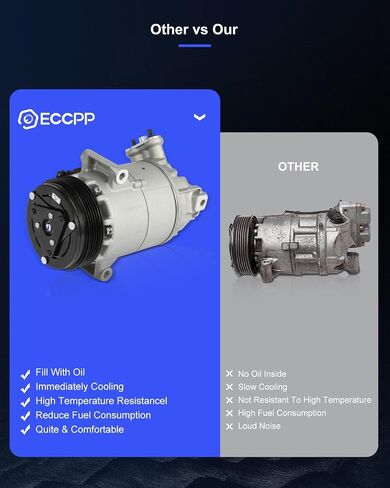 ECCPP AC Compressor Fast Cooling 2017-2022 Fit for Chevrolet Colorado for GMC Canyon 3.6L Air Conditioning Compressor in Saudi Arabia