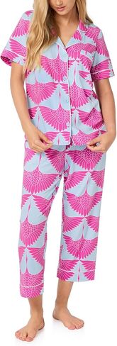 Trina Turk Women X Short Sleeve Classic Stretch Jersey Set PJ in Saudi Arabia