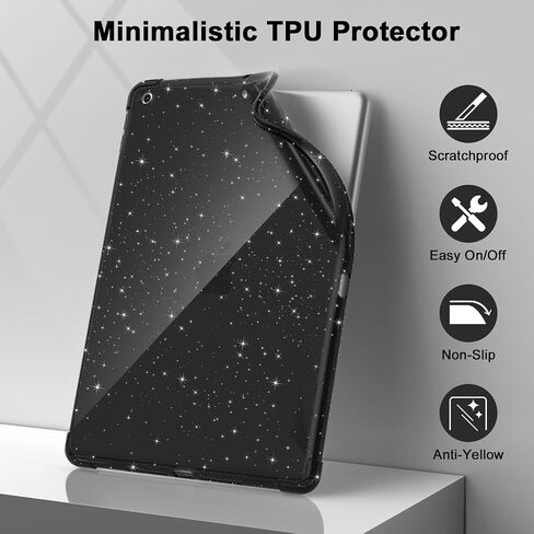BLOSOMEET Case for Samsung Galaxy Tab S6 Lite 10.4" 2024/2022/2020 with Screen Protector S Pen Holder,Heavy Duty Case for S6 Lite Tablet P620/P625/P610/P613 with Stand Hand Shoulder Strap,Black in Kuwait