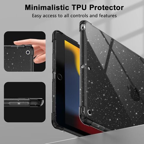 BLOSOMEET Case for Samsung Galaxy Tab S6 Lite 10.4" 2024/2022/2020 with Screen Protector S Pen Holder,Heavy Duty Case for S6 Lite Tablet P620/P625/P610/P613 with Stand Hand Shoulder Strap,Black in Kuwait