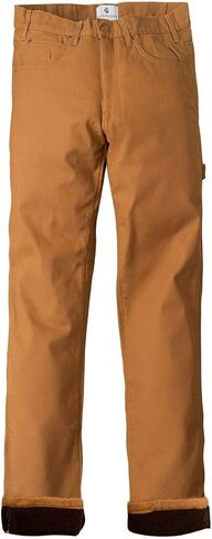Insulated Gear Brown Men’s Fleece Lined Canvas Work Pants in Saudi Arabia