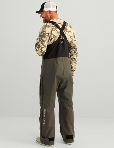 HUK mens Pro Series Bib, Waterproof Fishing Overall Bib, Heavy Duty Performance Gear in Saudi Arabia