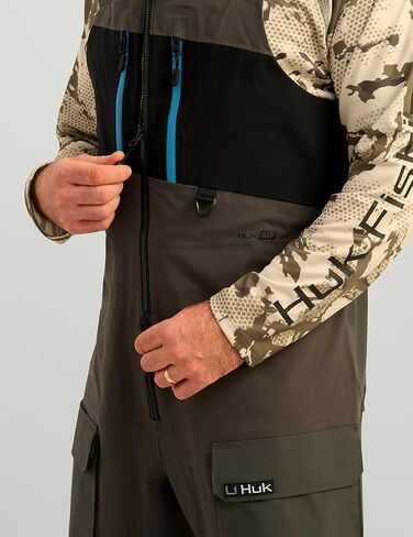 HUK mens Pro Series Bib, Waterproof Fishing Overall Bib, Heavy Duty Performance Gear in Saudi Arabia