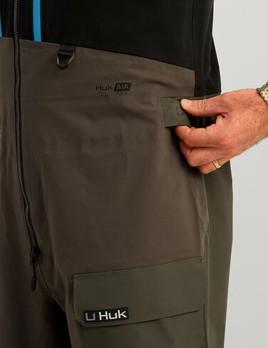 HUK mens Pro Series Bib, Waterproof Fishing Overall Bib, Heavy Duty Performance Gear in Saudi Arabia