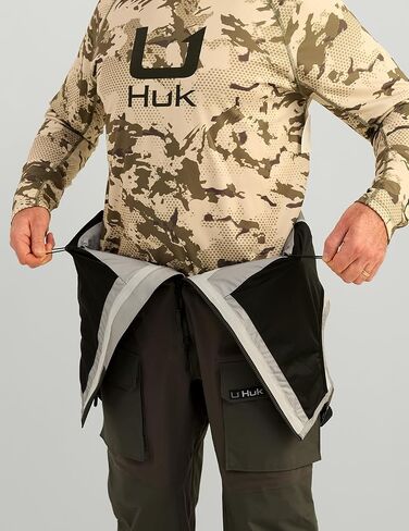HUK mens Pro Series Bib, Waterproof Fishing Overall Bib, Heavy Duty Performance Gear in Saudi Arabia