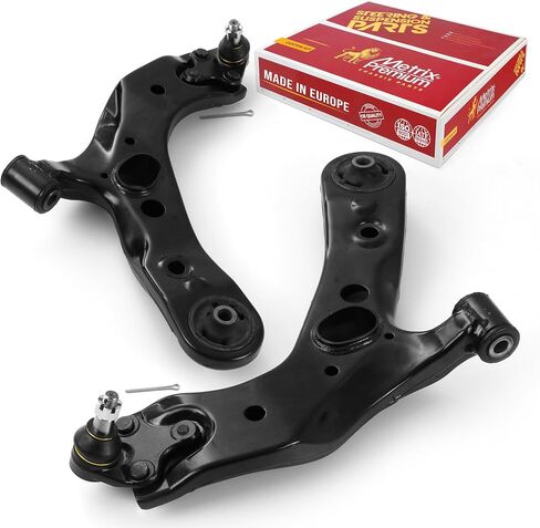 Metrix Premium Chassis Parts - Front Left & Right Lower Control Arm w Ball Joint & Bushing Assembly Kit Fits 18-21 Lexus NX300, 15-17 NX200t, 06-18 Toyota RAV4, RK620587, RK620586, Made in Europe in Saudi Arabia