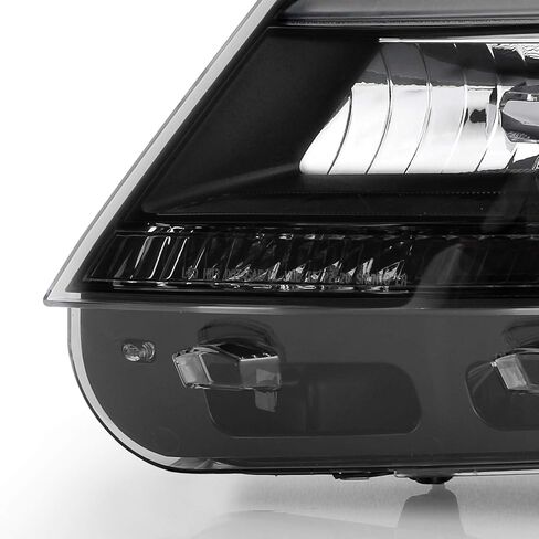 AKKON - Fits 2016-2019 Ford Explorer Sport Model LED DRL Black Headlights Replacement - Left Side in Saudi Arabia