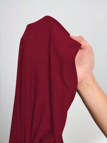 Women's Plus Size Off Shoulder Ruched Tops Long Sleeve Slim Fit Tee Shirts Elegant Basic Top in Saudi Arabia