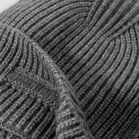 Ribbed Cuffed Knit Beanie – Warm Winter Hat for Men and Women, Casual Everyday Style, Soft Stretchy Fit in Saudi Arabia