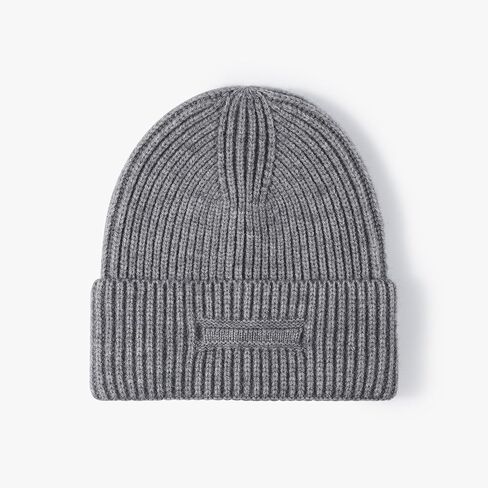 Ribbed Cuffed Knit Beanie – Warm Winter Hat for Men and Women, Casual Everyday Style, Soft Stretchy Fit in Saudi Arabia