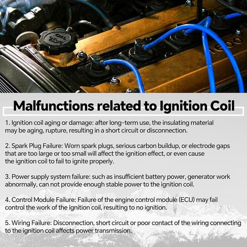 Ignition Coil UF550 22448JA10A Compatible with 2007-2020 Nissan Maxima Murano Pathfinder Quest Altima, Infiniti FX35 G35 Q50 Q70 QX60, 6PCS, 5C1727 in Saudi Arabia