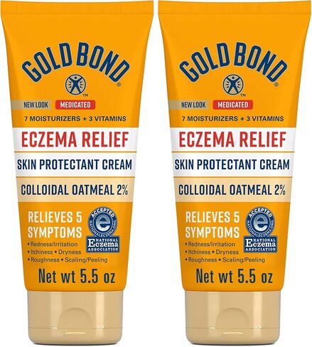 Gold Bond Medicated Eczema Relief Skin Protectant Cream, 5.5 oz., With 2% Colloidal Oatmeal in Saudi Arabia